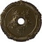 Ekena Millwork Attica with Rose Ceiling Medallion (Fits Canopies up to 4 1/2"), 26"OD x 3 3/4"ID x 1 1/2"P, Brass CM26ATBRS - alternate 1